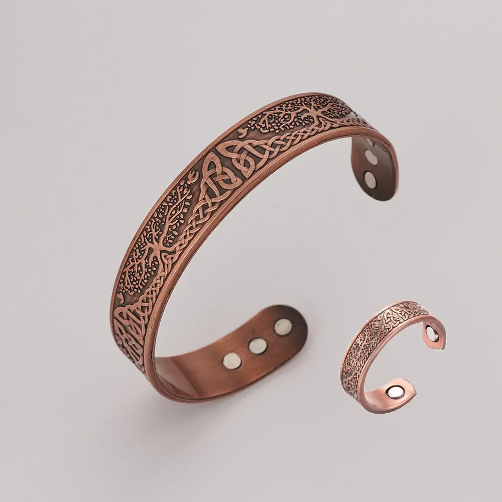 Three Tree Bracelet+Ring Set