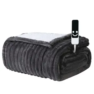 UniMingle Electric Heating Blanket for Camping 5 Heat Levels 12H Auto-Off Washable Safe with Remote Control