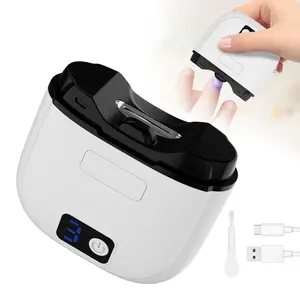 Electric Automatic Nail Clipper New Portable with LED Display, Rechargeable Safe Design for Babies, Elderly & Adults, 81g, 1pc White