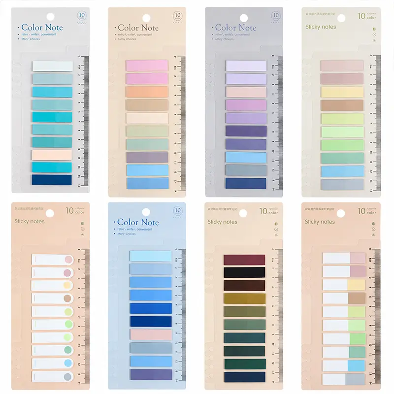 1600 PCS Colorful Sticky Tabs, Transparent Page Markers, Writable Index Tabs & Bookmark Labels for Journaling, Planners and Notes