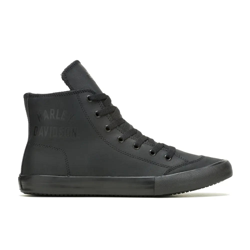 Harley-Davidson Footwear Mens Nathan Lace Up Sneakers Shoes Casual - Black
