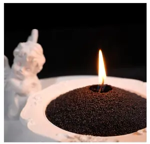 Candle Sand Wax Unscented Non Toxic, Refillable Powder Candles DIY Set with 30 Wicks,Bead Candle Making Kit for Handmade, Wedding and Party Decorate