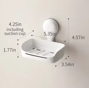 Suction cup soap holder
