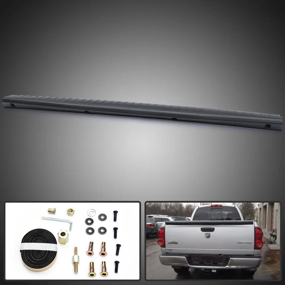 Fit For 02-08 Dodge Ram 1500 2500 3500 Tailgate Cover Cap Molding Panel Black