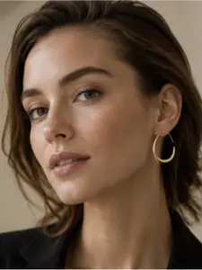 Open Ear Cuff, Minimalist High-End Design, Hypoallergenic Material, Daily Commute Versatile Jewelry, Party Birthday Gift