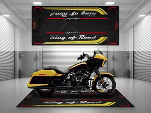 Motorcycle Mat for Cruiser Motorcycle "Special King of Road" - MM7346