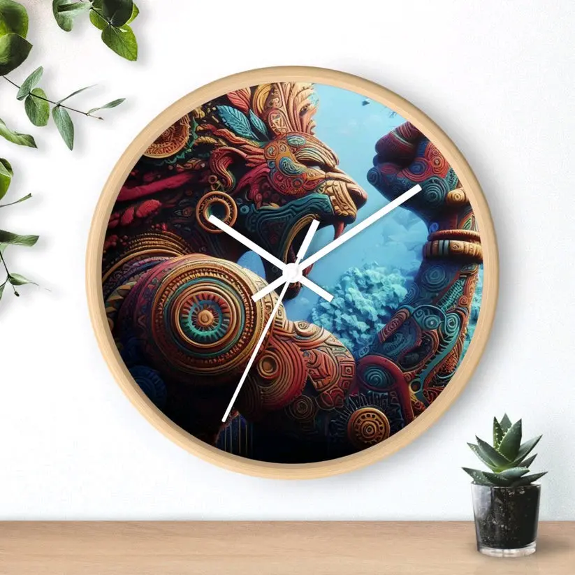 Mighty Warrior Wall Clock