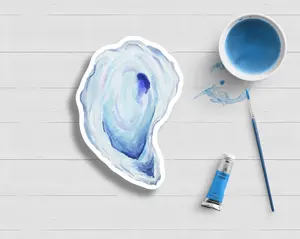 Oyster Shell Sticker