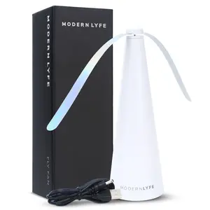 Modern Lyfe Fly Fan - Keeps flies off food (White)