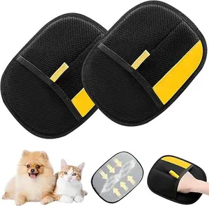 Pet Hair Removal Glove for Cats & Dogs, 2025 New Upgrade Efficient Grooming Gloves for Pet Hair, Cat Grooming Gloves for Hair Removal, Reusable Pet Hair Remover Glove