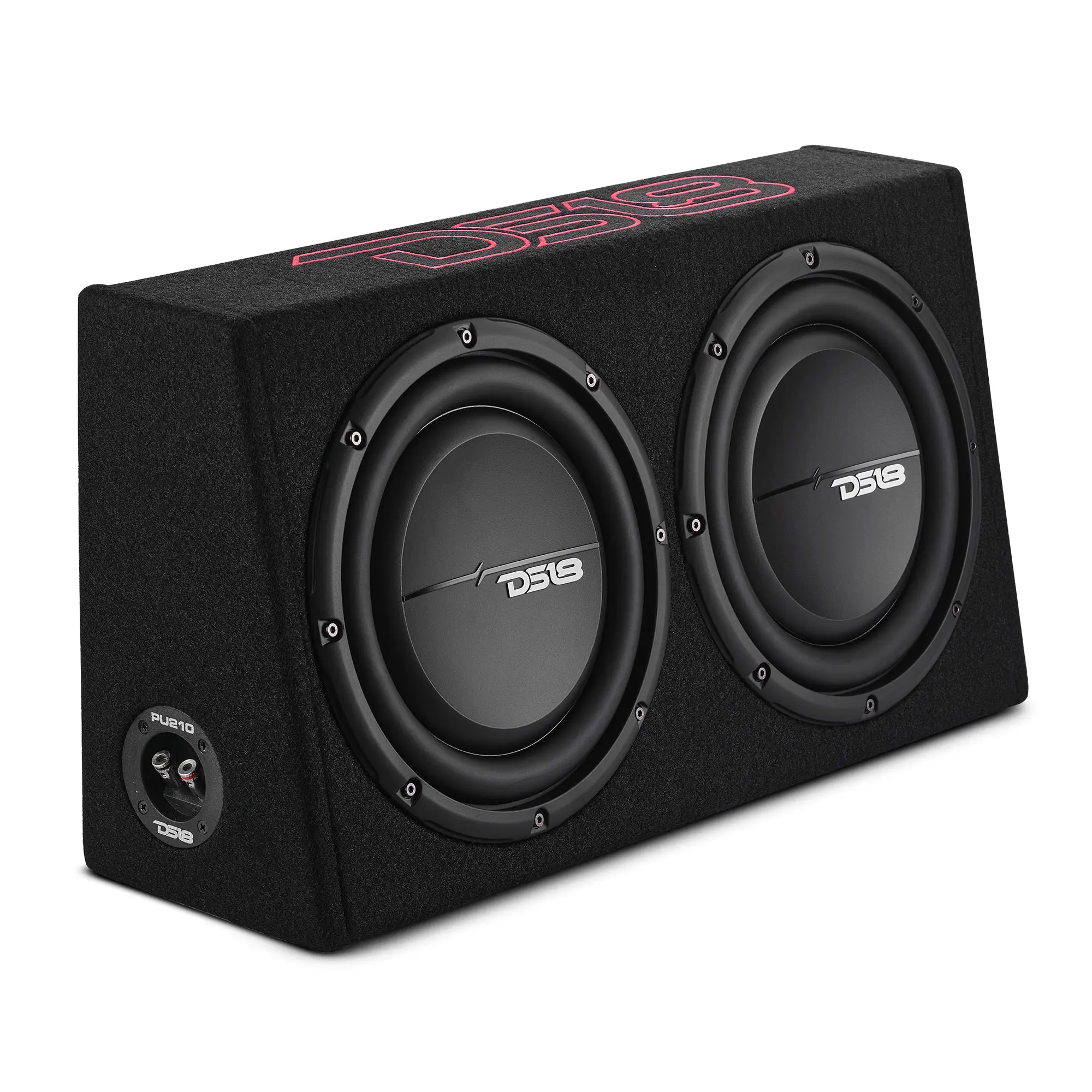 Loaded 10” Subwoofer + Passive Radiator Enclosure for Pickup Trucks (PU210)