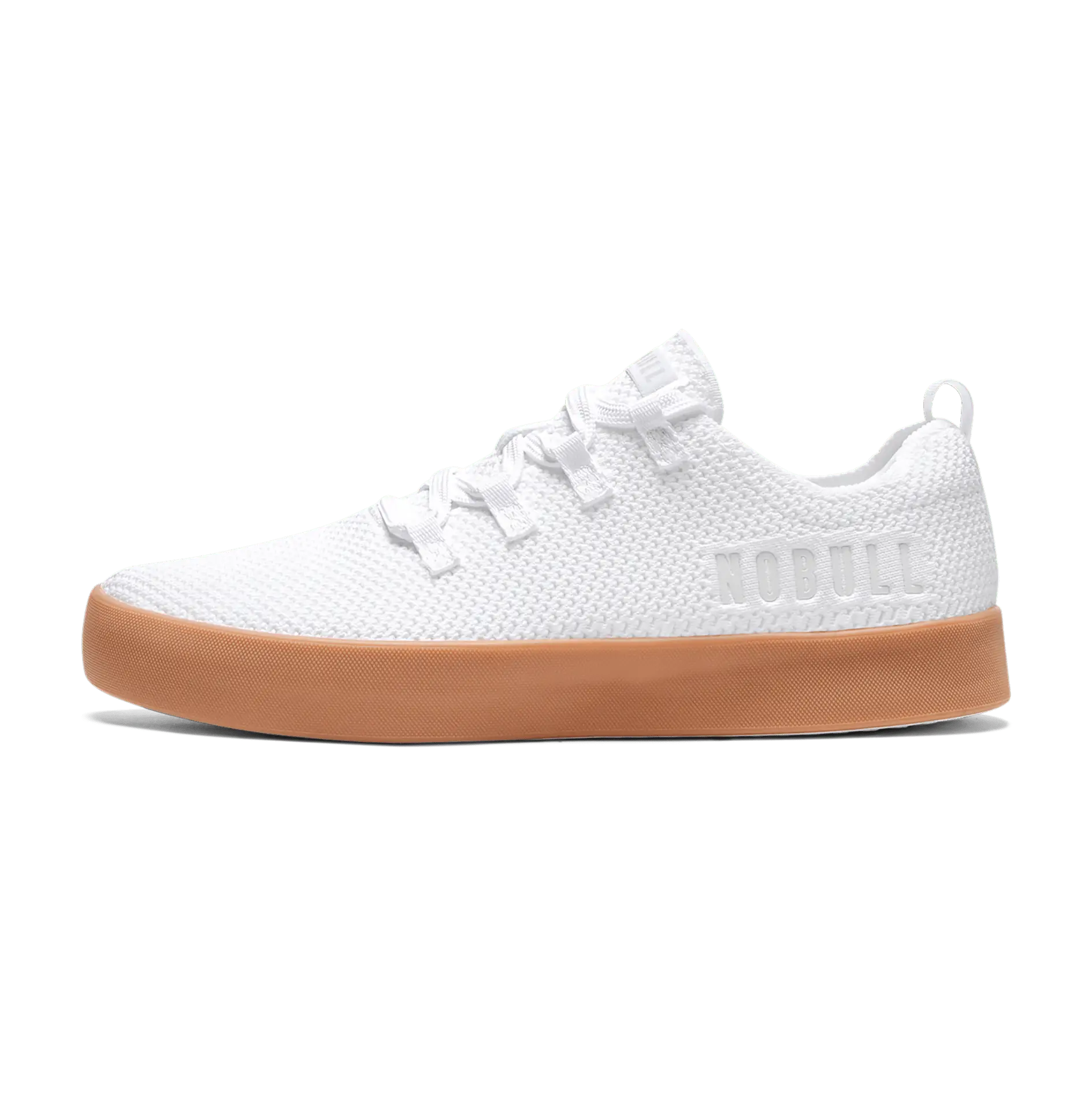 NOBULL Women's Recs Knit Shoe in White Gum - Casual Sneaker, Training Footwear