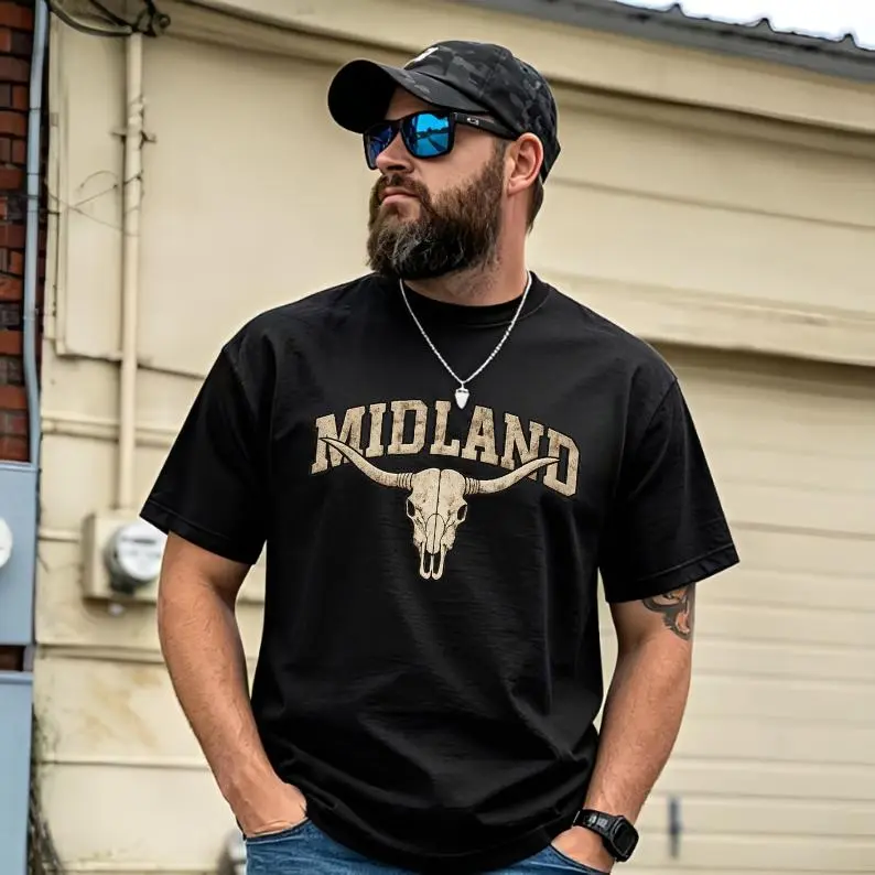 Vintage Midland Name Men'sShirt