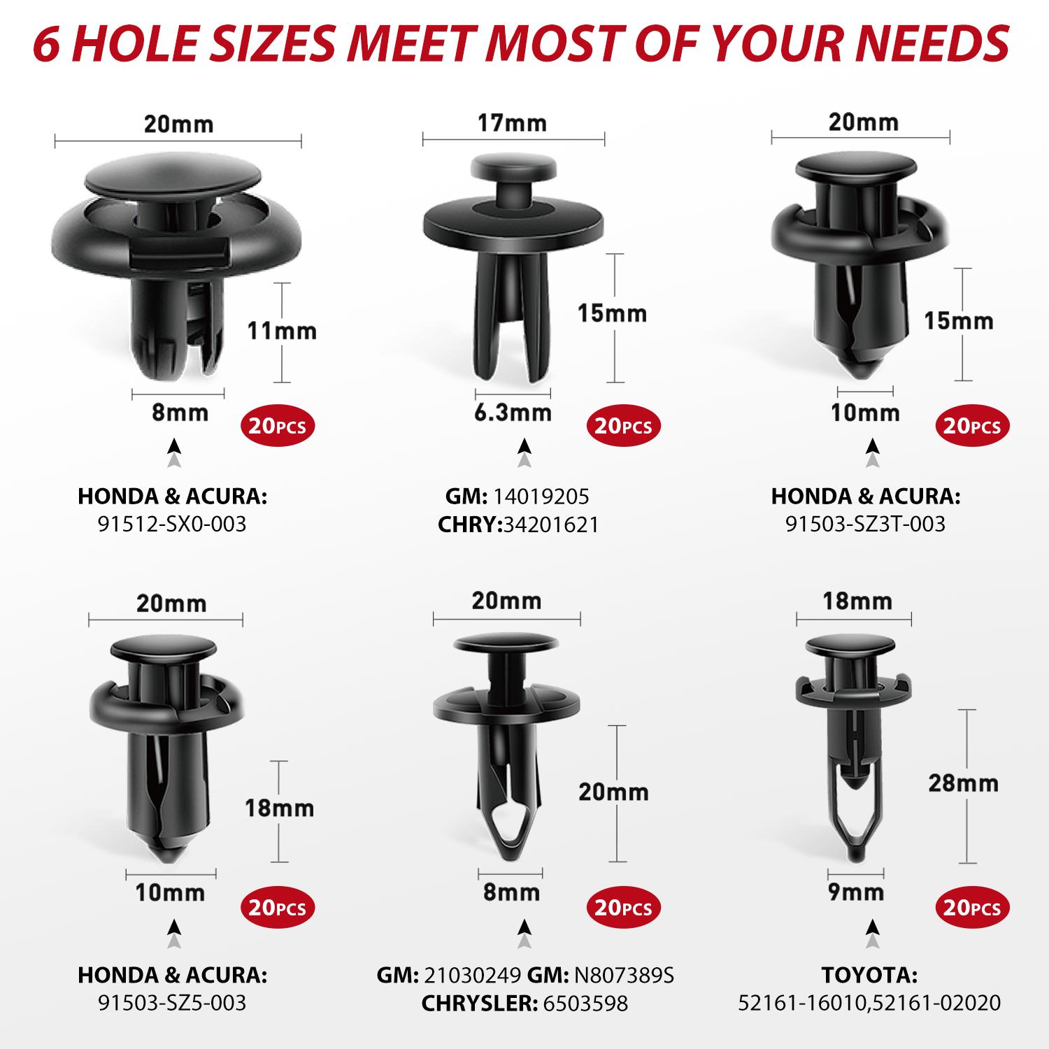 Nilight Trim Removal Tool 88Pcs, Auto Push Pin Bumper Retainer Clip Set Fastener Terminal Remover Tool Adhesive Cable Clips Kit Car Panel Radio Removal Auto Clip Pliers Automotive Toolkit dealsforyoudays