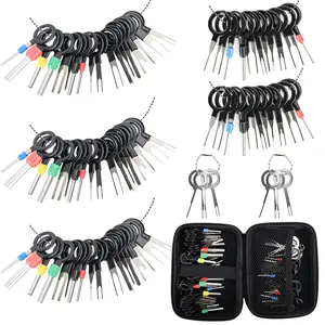 Terminal Removal Tool Kit 82 Pcs Depinning Tool Electrical Connector Pin Removal Tool Kit Pin Extractor Terminal Release Tool Set for Automotive Car