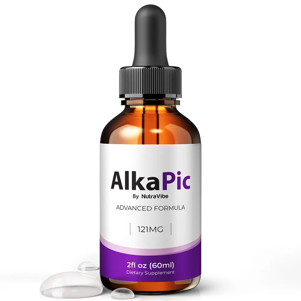 AlkaPic Drops - Advanced Natural Dietary Supplement with 121mg Proprietary Blend for Health & Wellness