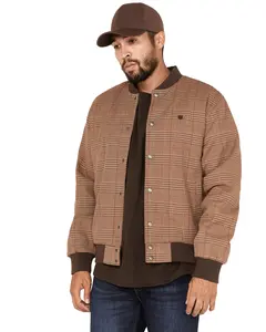 Brixton Men's Dillinger Bomber Jacket - 03331-Brnho