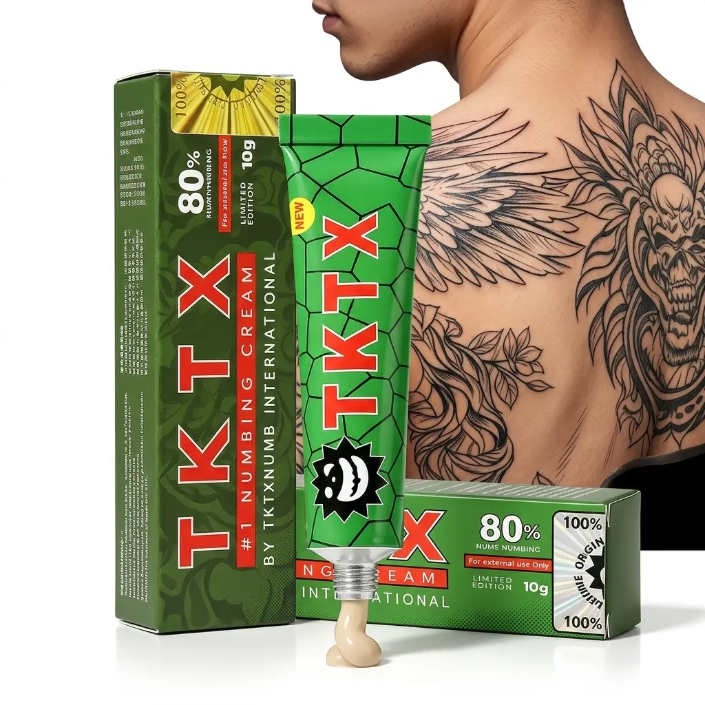 80% Strength Numbing Cream Tattoo - 10g Topical Anesthetic for Fast-Acting Pain Relief, A Trusted Tattoo Companion