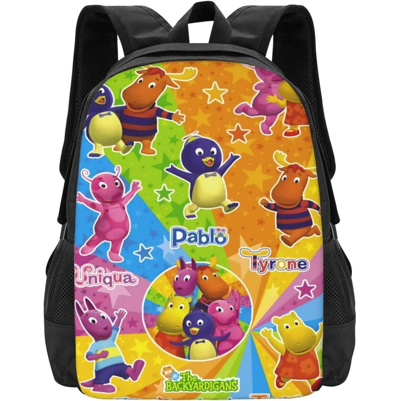 The Anime Backyardigans Backpack Large Capacity Leisure Travel Backpack Book Bag Outgoing Daypack