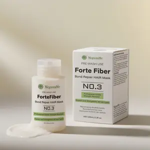 MegustaMe Forte Fiber Bond Repair HAIR Mask NO.3 Professional Strength for Silky Hair 100ml Frizz Reduction Treatment minoxidil women hair growth liquid film oil brazilian bare shave syrup perfectly cut creams rosemary hydrosol
