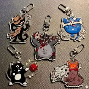 5 Ops (NOT COMBO 5) MEWGENICS boss acrylic keychain, Gift for Fans