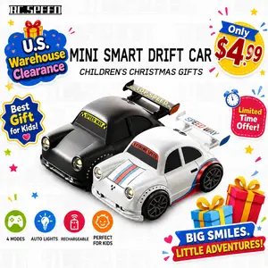 New Kids RC Car Drift Racing Toy with Smart Sensor Follow Escape Modes One Click Demo Auto Expressions Sound Effects Birthday Christmas Gift Remote Control Car Kart
