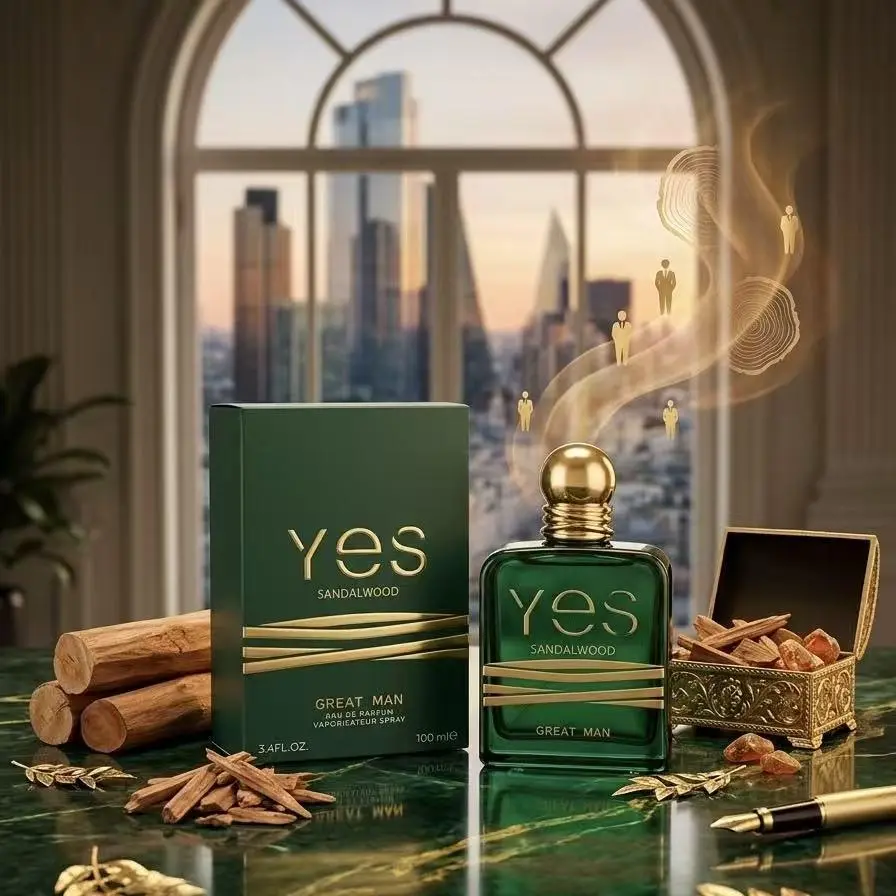 Discover Your Legend: YES Sandalwood - 'Great Man' Eau de Parfum for him. Powerful, Wood Fragrance Edp Sprays Edp Intense