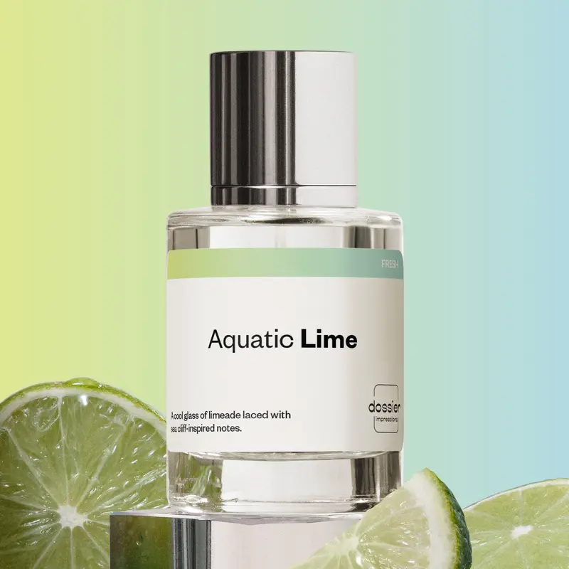 Aquatic Lime, Dossier, Men Perfume, Eau de Parfum, 50ml, Bergamot, Lime, Watermelon, Marine Notes, Jasmine, Cedarwood, Vetiver