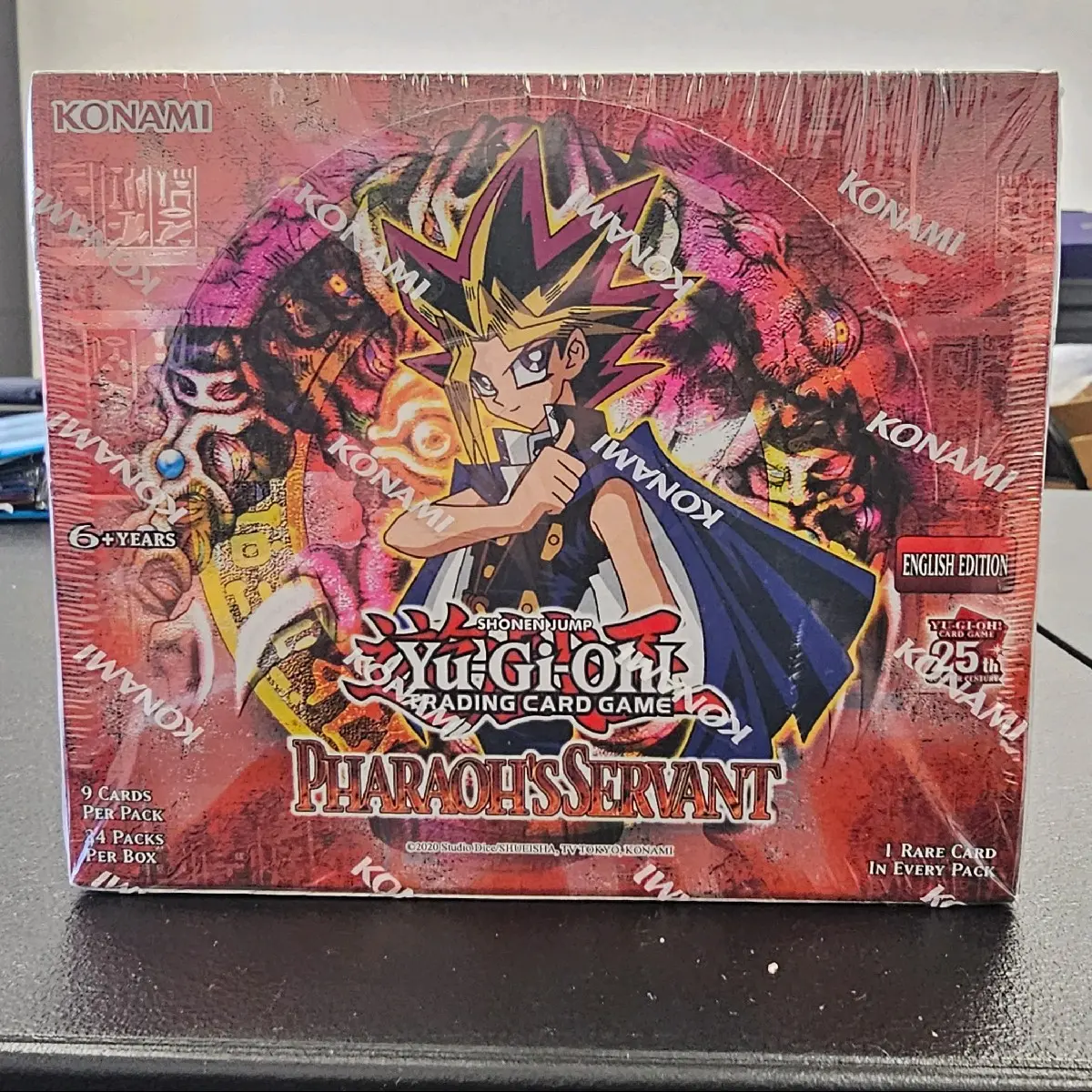 pharaoh's servant 1st edition booster box Yu-Gi-Oh! TCG: (25th Anniversary) Oh English Collectible Trading Cards Game Yugioh Pharaoh's Servant 1st Edition