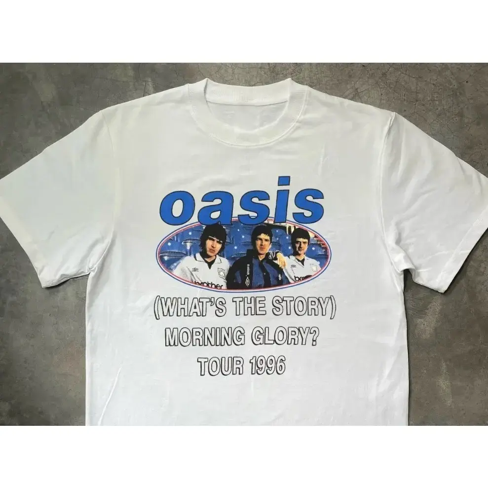 Oasis What?s The Story, Morning Glory 1996 Tour Unisex T-shirt, Size S-5XL