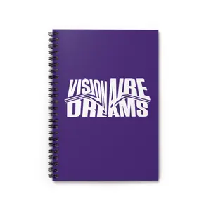 Vi$ionaire Dream Journal - Spiral Notebook, Ruled Line, Diary, Planner, Notebook Journal