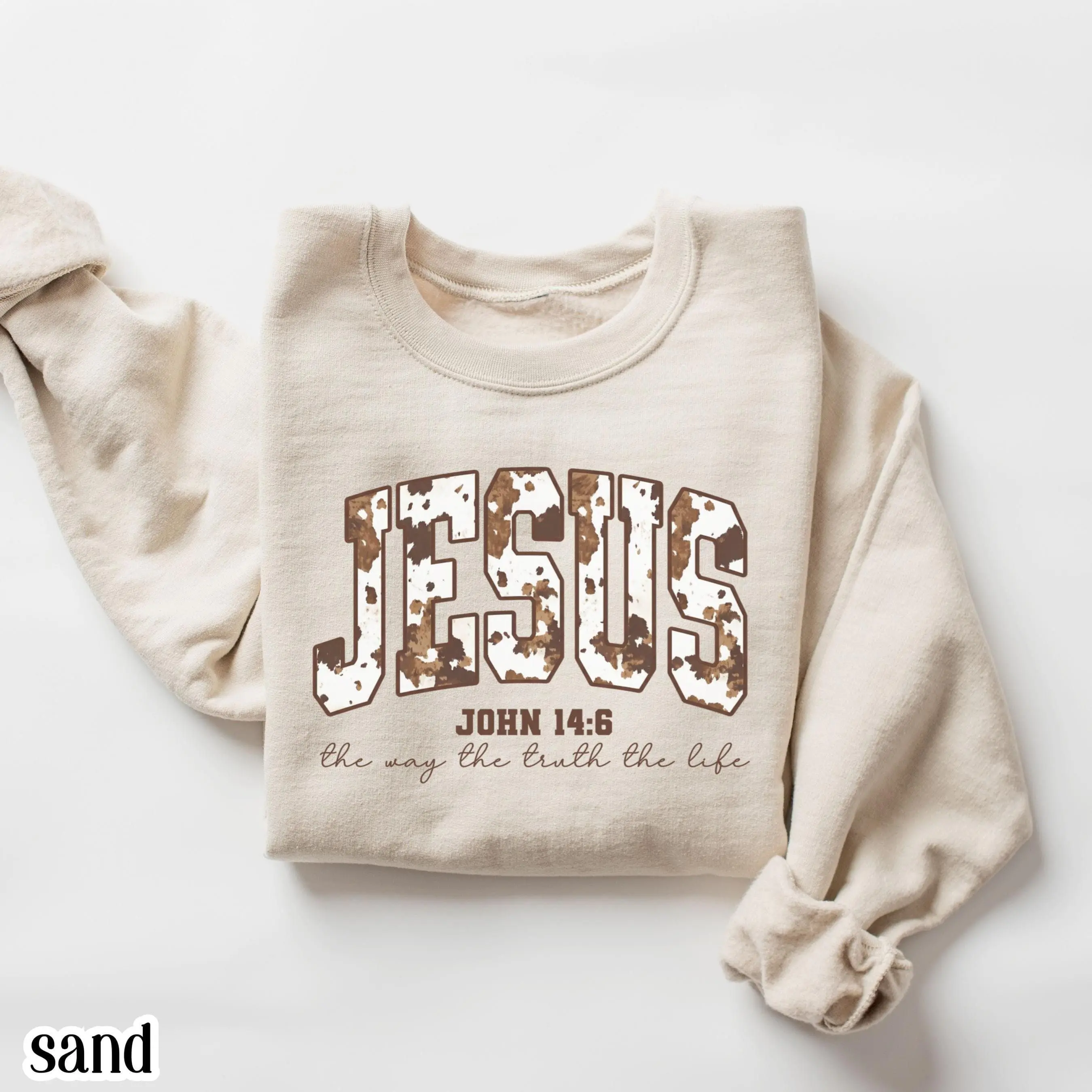 Christian Sweatshirt Jesus Bible Verse Sweater, Jesus Lover Crewneck, Christian Sweater, Gift For Her