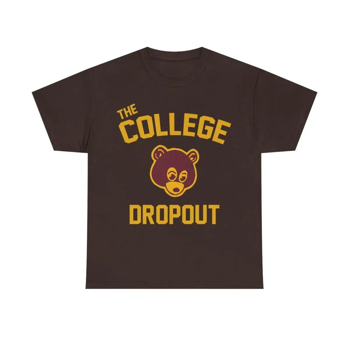 "College Dropout" Inspired Graphic Tee Menswear Retro Shirt T-Shirt Top Vintage Comfy Classic Cotton Casual Tshirt Streetwear