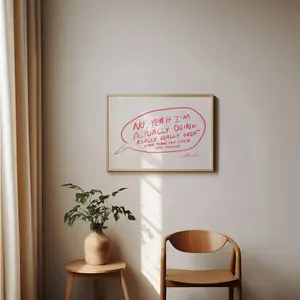 Matte Poster, Doing Great Mid Century Modern Typography Poster Print, Room Decor, Unframed