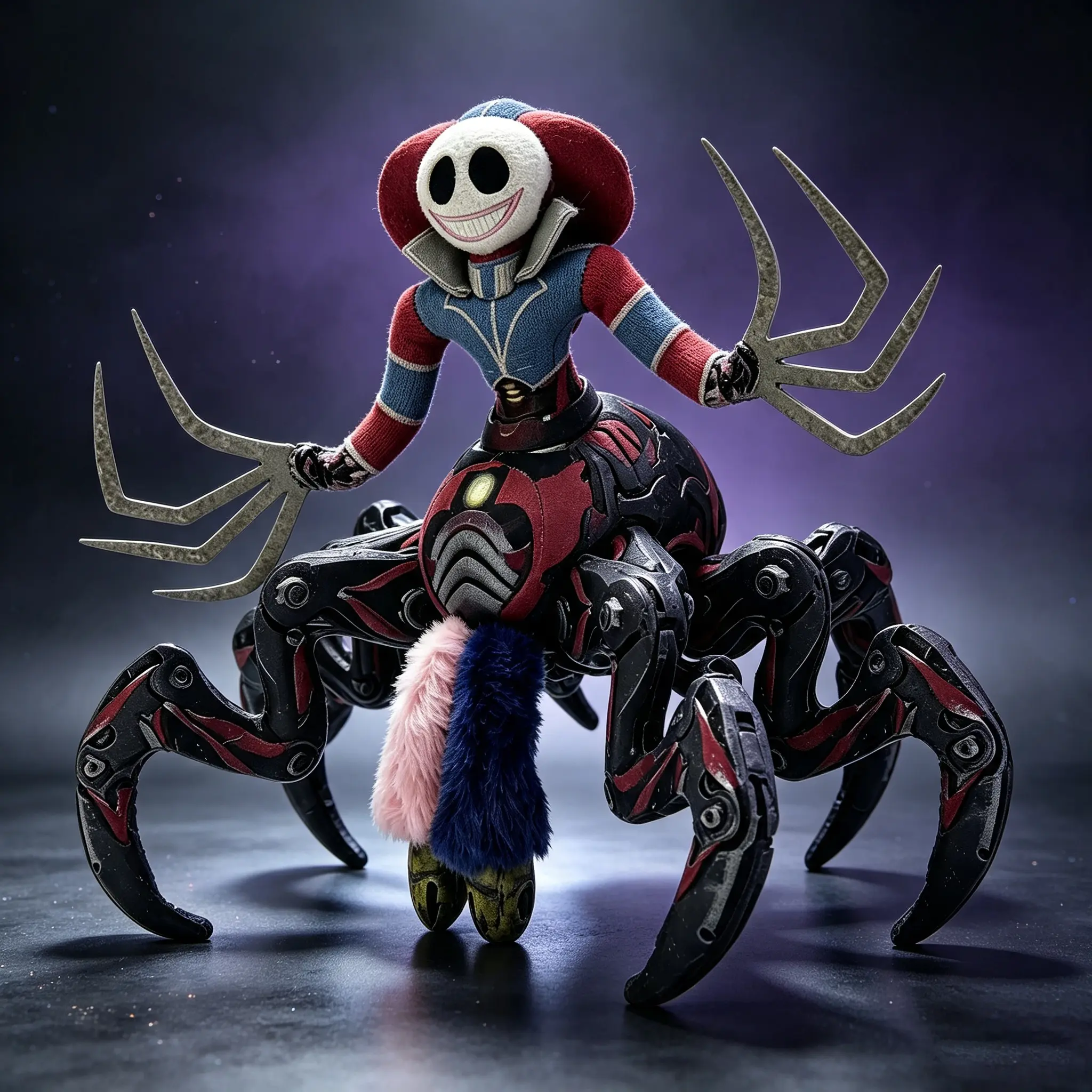 Poppy Playtime Unisex Horror Game Character Plush Set, Soft Stuffed Doll Collection Including The Prototype, Lily, Lovebraids & Giblet, Premium Fabric Horror Game Merchandise, Collector Plush Gift for Gamers for Birthdays, Holiday Presents