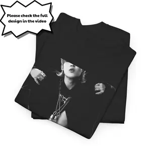 Vintage Kpop Aesthetic T-Shirt, Black & White Idol Style Shirt