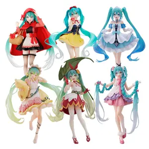 Wonderland Series Hatsune Miku PVC Official Anime Figure Figurine Collectible Model Table Ornament Fan Collection Holiday & Birthday Gifts