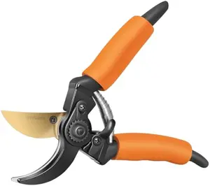 VIVOSUN 8.5" Bypass Pruning Shears for Gardening, Heavy-Duty Garden Scissors, Ultra Sharp Pruners with 3/4 in. Cut Capacity SK5 Blades, Thick Cushion-Covered Handle and Safety Lock