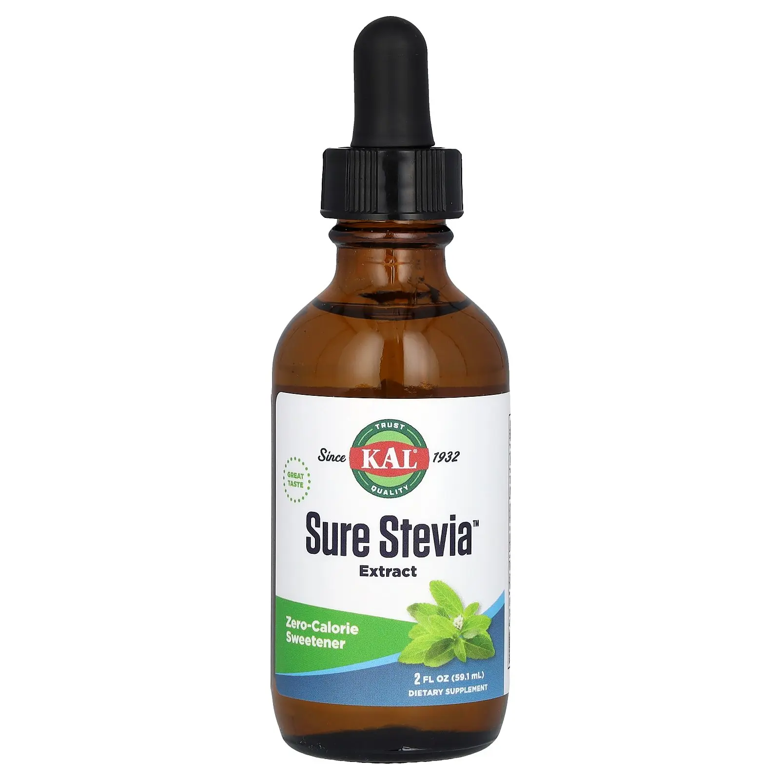 KAL Sure Stevia Extract, 2 fl oz (59.1 ml)
