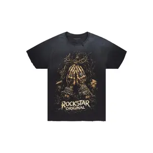 Sorrell Black Oversized Graphic T-Shirt