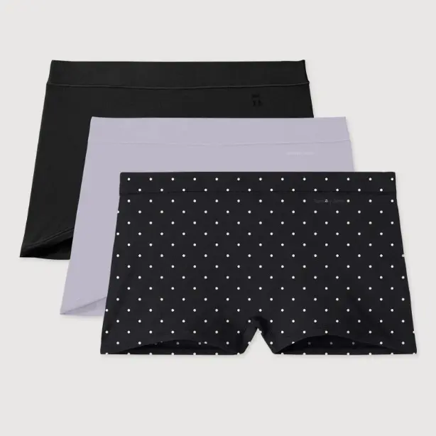 Black/Mini Polka Dot/Evening Haze