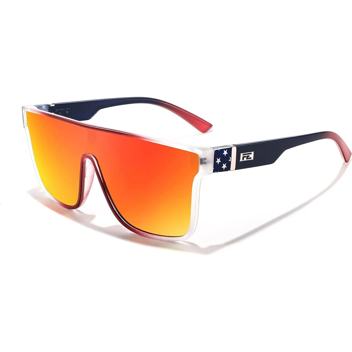 Transparent Red Frame & Red Mirror 