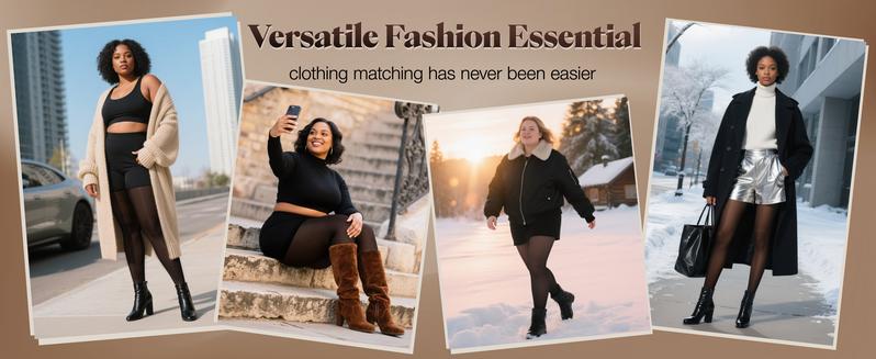 THE ORIGINAL! 5 SHADES SIZE S-3XL Magic Fleece Lined Leggings Closed Foot Fleece Tights for Women Plus Size & Light to Brown Fur Cozy Warm Winter Wardrobe Essentials Christmas gifts Stretchy Womenswear Fits Oversized Oversized Minimalist Skirts Sweaters S