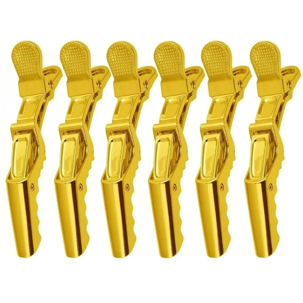 Premium Hair Clips 6 Pack - Large Croc Clips for Thick Hair Styling and Sectioning