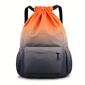 Large Capacity Casual Sports Backpack, Drawstring Bag, Portable Casual Bag, Perfect for Outings, Sports, Travel, Camping