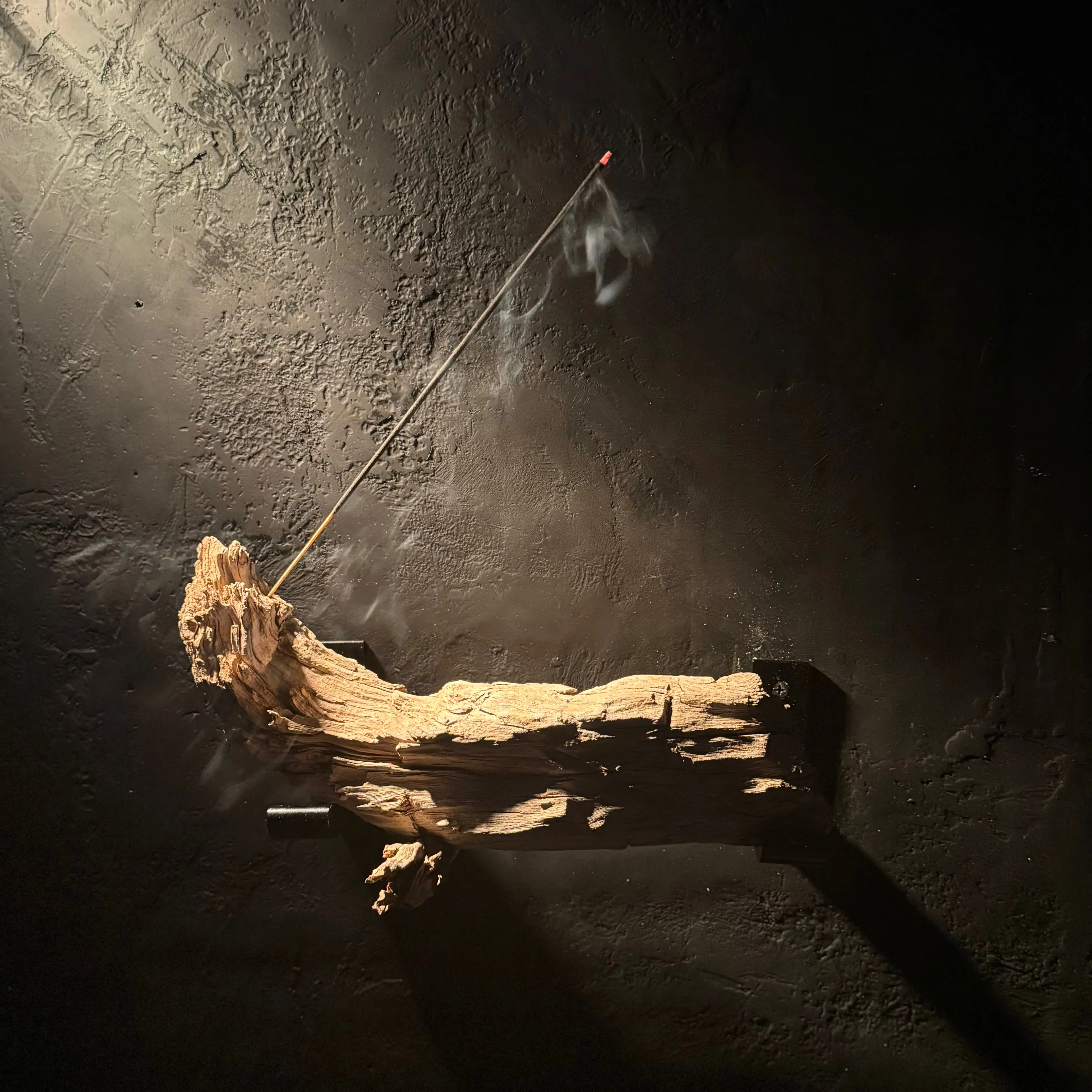 Handmade Driftwood Incense Holder Custom Wooden Incense Burner & Stick Stand Natural Wood Design for Aromatic Rituals