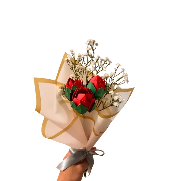 DIY paper flower bouquet