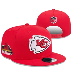 Kansas City Chiefs New Era Red Super Bowl LIV Side Patch 59FIFTY Fitted Hat– Flat Brim Snapback Baseball Hat Streetwear Hip Hop Unisex Premium