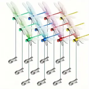 Realistic Dragonfly Garden Stakes with Clip Outdoor Decor #GardenDecor #TikTokMadeMeBuyIt #OutdoorEssentials