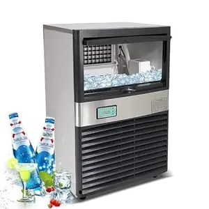 Kolice Commercial Automatic Ice Machine Ice Maker Ice Cube Machine-165 LBS/Day for Home,Hotel,Bars,Cafes,Restaurant,Ice Cream Store,Dessert Shops
